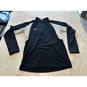 Boombah Half Zip Pullover Black White Women’s Sz XS